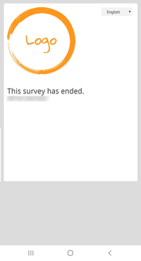 Survey has ended