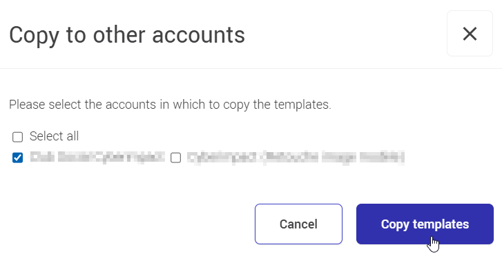 Copy to other accounts